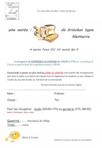 VENTE BRIOCHE SOU