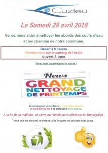 nettoyage printemps 2018