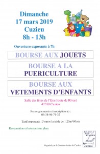 BOURSE AUX JOUETS 2019