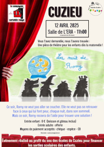 Théâtre enfants 12 avril sou des écoles @ Salle de l'ERA
