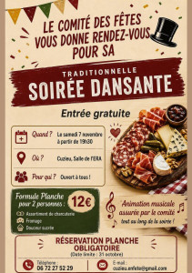soiree dansante 7 nov