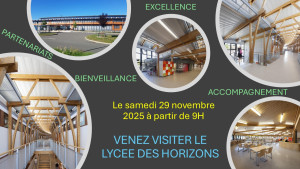 Portes ouvertes Lycée des Horizons